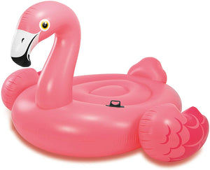 Mega Flamingo, Inflatable Island, 86in X 83in X 53.5in - EK CHIC HOME