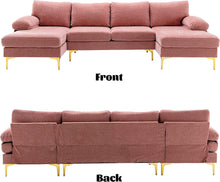 Load image into Gallery viewer, U Shaped Sectional Large Modular Sofa for Living Room - EK CHIC HOME
