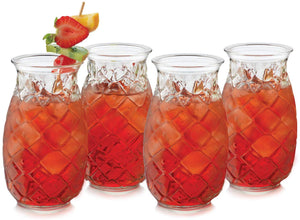 Tiki Coupe Cocktail Glasses, Set of 4 - EK CHIC HOME