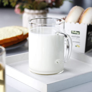 Glass Coffee Tea Cups Set of 4, - EK CHIC HOME