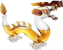 Load image into Gallery viewer, Dragon Decanter  Decanter Large 10x16&quot; - 100% Hand Blown - EK CHIC HOME