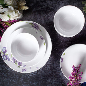 Ceramic Dinner Plate Sets, Plates, Bowls, 4 Set - EK CHIC HOME