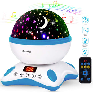 Night Light Projector Remote Control and Timer Design Projection Children Gift - EK CHIC HOME