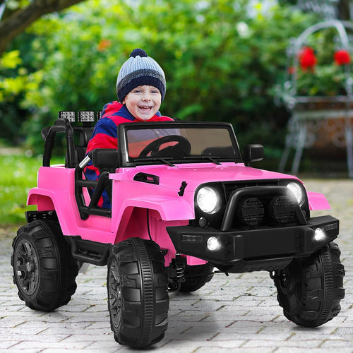 Ride On Truck, 12V Battery Powered Electric Ride On Car w/ Parental Remote - EK CHIC HOME