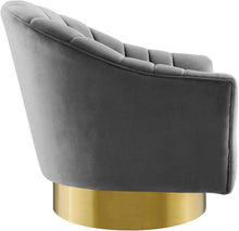 Load image into Gallery viewer, Channel Tufted Performance Velvet Accent Swivel Chair - EK CHIC HOME