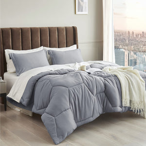 Comforter Set 3 Pieces - Bedding Set Washable for All Season - EK CHIC HOME