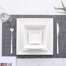 Load image into Gallery viewer, 24-Piece Classic Square Dinnerware Set for 6, Off White - EK CHIC HOME