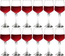 Load image into Gallery viewer, Wine Glasses, Set of 12 Red Wine Glasses, 12.75 Ounce Clear - EK CHIC HOME