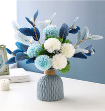 Load image into Gallery viewer, Artificial Flowers with Vase Faux Hydrangea  Arrangements - EK CHIC HOME