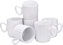 Load image into Gallery viewer, 4 Ounce Espresso Set of 6 Cups with Saucers - EK CHIC HOME