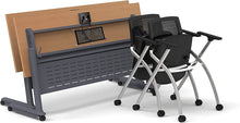 Load image into Gallery viewer, 25 Person Tables Seminar/Classroom 38pc Industrial (Seating Included). - EK CHIC HOME