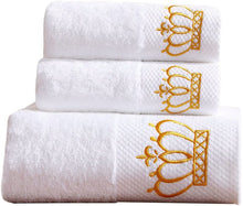 Load image into Gallery viewer, Premium 100% Cotton Bath Towel Set-Hotel &amp; Spa Quality - EK CHIC HOME