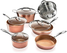 Load image into Gallery viewer, Steel Premium Hammered Cookware – 5 Piece Ceramic Cookware - EK CHIC HOME