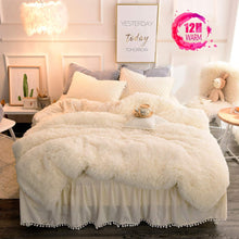 Load image into Gallery viewer, 3pc Luxury Plush Shaggy Duvet Cover Set - EK CHIC HOME