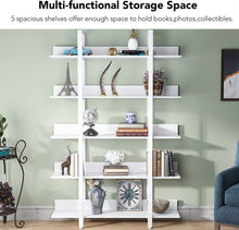 Load image into Gallery viewer, 5 Tiers Bookcase, 5-Shelf Industrial Style Etagere Bookcases - EK CHIC HOME