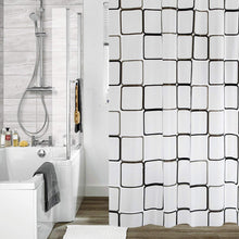 Load image into Gallery viewer, MOLECOLE Shower Curtain for Bathroom 72 x 72 inch Water Resistant Translucent with 12 Hooks - EK CHIC HOME
