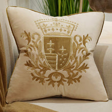 Load image into Gallery viewer, Embroidery Velvet Luxury European Pillow Case - EK CHIC HOME