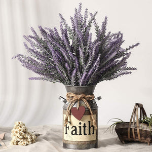 Artificial Lavender Flowers with Vase - EK CHIC HOME