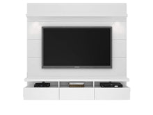 Load image into Gallery viewer, Theater Panel 2.2 Collection TV Stand with Drawers Floating Wall Theater Entertainment Center, 85.62&quot; L x 16.73&quot; D x 67.24&quot; H, White - EK CHIC HOME