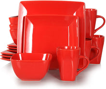 Load image into Gallery viewer, Series SOHO, Porcelain Dinnerware Sets,16 Pieces - EK CHIC HOME