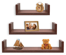 Load image into Gallery viewer, Set of 3 Floating U Shelves - EK CHIC HOME