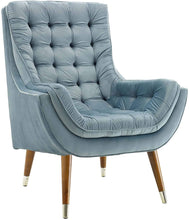 Load image into Gallery viewer, Button Tufted Upholstered Velvet Lounge Chai - EK CHIC HOME