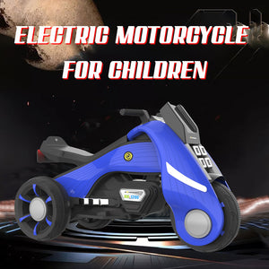 Ride-On Toy 6V/4.5Ah Front LED 3 Wheels Motorcycle Tricycle - EK CHIC HOME