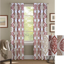 Load image into Gallery viewer, Damask Ogee Curtain Panel - EK CHIC HOME