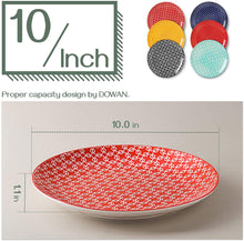 Load image into Gallery viewer, 10&quot; Ceramic Dinner Plates-Vibrant Colors - EK CHIC HOME
