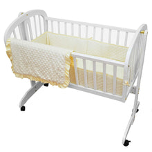Load image into Gallery viewer, Heavenly Soft Minky Dot 3-Piece Cradle Bedding Set - EK CHIC HOME