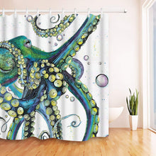 Load image into Gallery viewer, Octopus Shower Curtains Durable Fabric Bath Curtain Waterproof - EK CHIC HOME