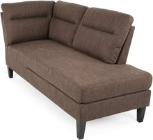 Load image into Gallery viewer, Modern Fabric Upholstered 4 Seater Sectional Sofa with Chaise Lounge - EK CHIC HOME