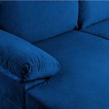 Load image into Gallery viewer, Large Velvet Fabric U-Shape Sectional Sofa, Double Extra Wide Chaise - EK CHIC HOME