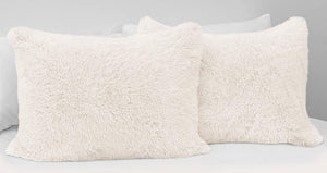 Fuzzy Plush Duvet Comforter Cover and Sham 3 pc. - EK CHIC HOME