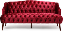 Load image into Gallery viewer, Modern Glam Tufted Velvet 3 Seater Sofa, - EK CHIC HOME