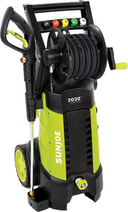 14.5 AMP Electric Pressure Washer with Hose Reel, Green - EK CHIC HOME