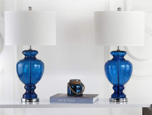 Morocco Mercury 28" Glass Table Lamp (Set of 2) - EK CHIC HOME