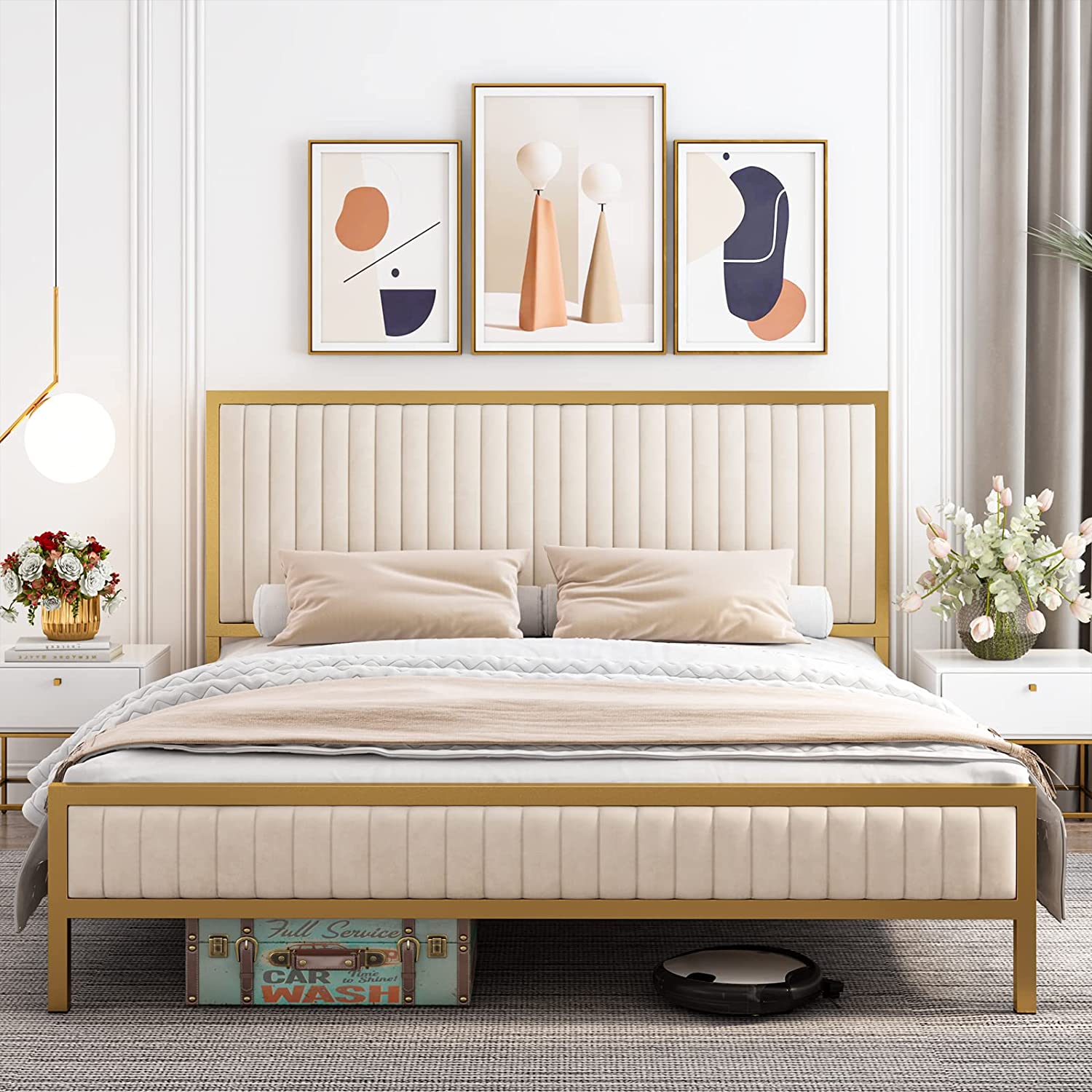 King size bed frame and headboard hotsell