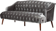 Load image into Gallery viewer, Modern Glam Tufted Velvet 3 Seater Sofa, - EK CHIC HOME