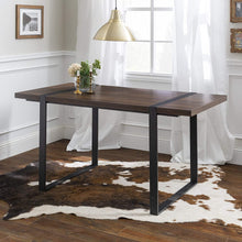 Load image into Gallery viewer, 60&quot; Urban Blend Dining Table - Dark Walnut - EK CHIC HOME
