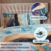 Load image into Gallery viewer, Marble Like Burning Mountain Printed Bedding Set - EK CHIC HOME