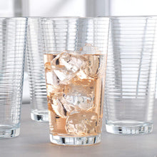 Load image into Gallery viewer, 17 Ounces Cooler Glasses, Set of 4 Ribbed Highball Glasses - EK CHIC HOME