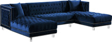 Load image into Gallery viewer, Contemporary Velvet Upholstered 3 Piece Sectional with Deep Button Tufting - EK CHIC HOME