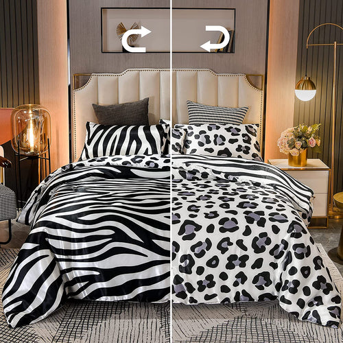 Leopard & Zebra Printed Comforter All-Season - EK CHIC HOME