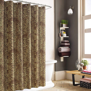 Leopard Shower Curtain,Fabric Shower - EK CHIC HOME