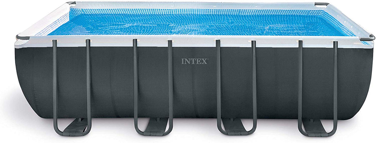 Ultra XTR Rectangular Pool Set with Sand Filter Pump, Ladder, Ground C
