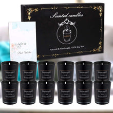 Load image into Gallery viewer, 12 Pack Scented Candles Gift Set 2.5oz Strong Fragrance Aromatherapy - EK CHIC HOME