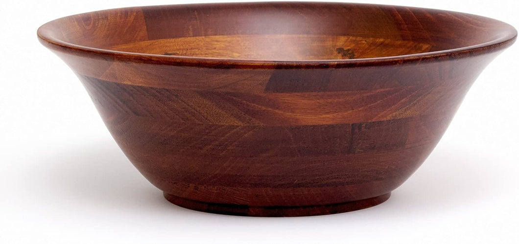 Cherry Finished Flared Serving Bowls  14