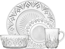 Load image into Gallery viewer, Crystal Clear Dinnerware Set of 4 - EK CHIC HOME