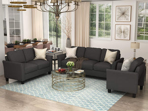 Sectional L-Shaped, Modular, Footstool Saving Storage, Elegant Velvet - EK CHIC HOME